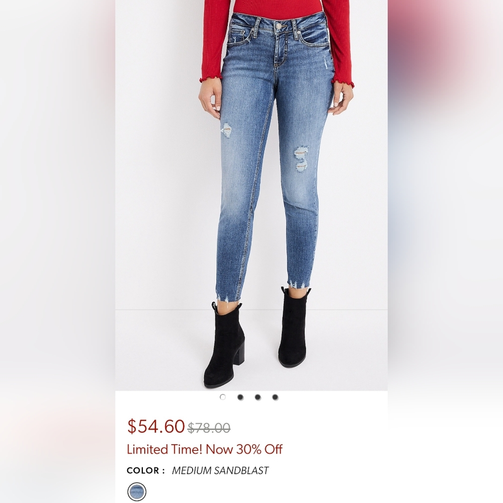 Silver Suki jeans